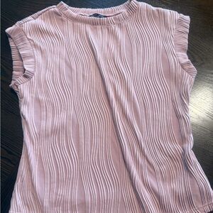 Chic Mauve Textured Women's Blouse